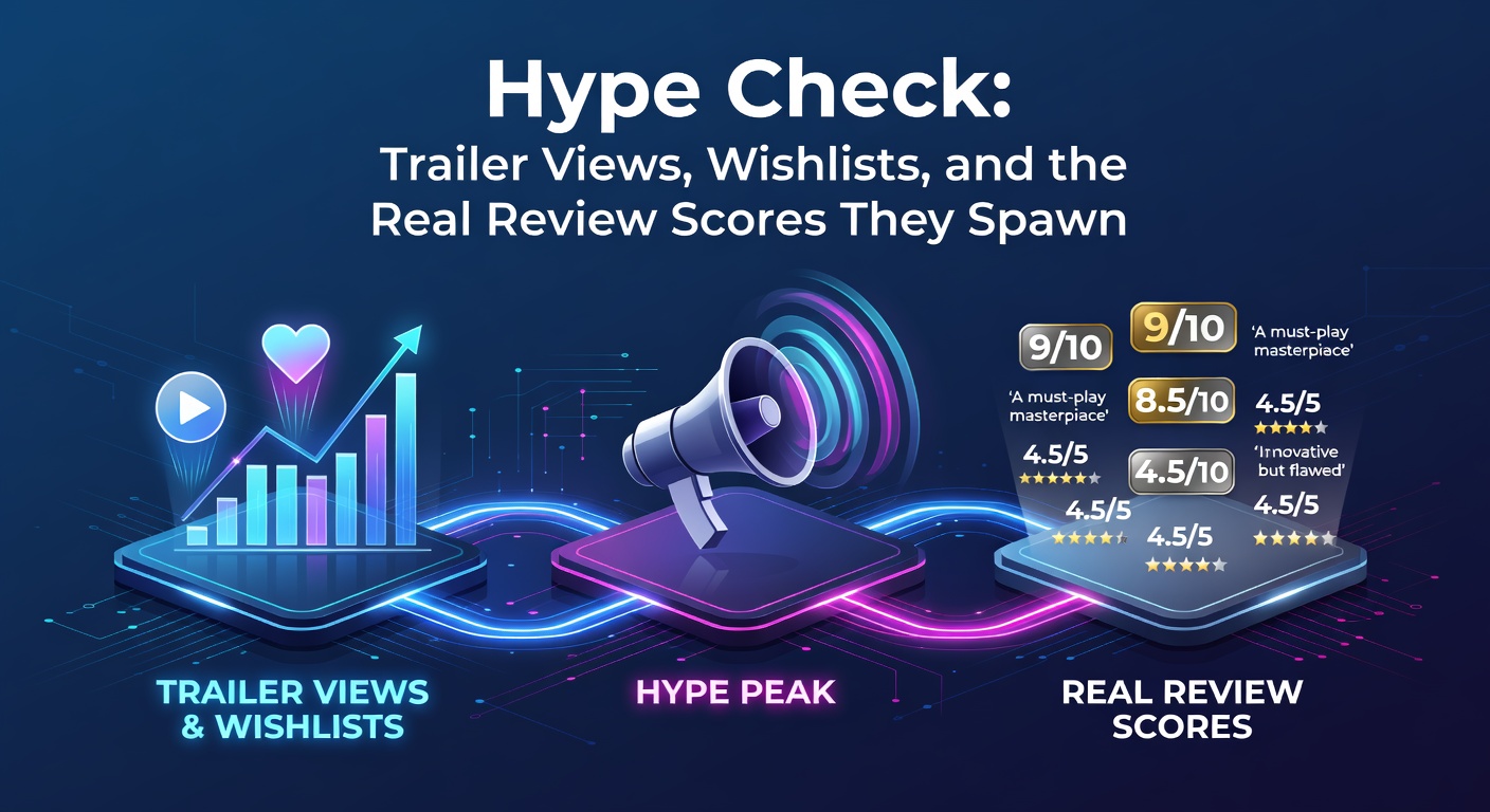 Graph showing correlation between Steam wishlist counts and final review scores for top indie titles