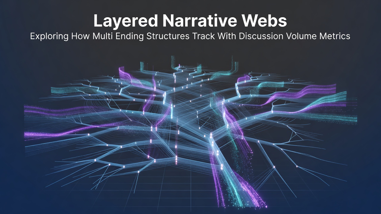 Screenshot of active discussion threads comparing multiple game endings on a community forum
