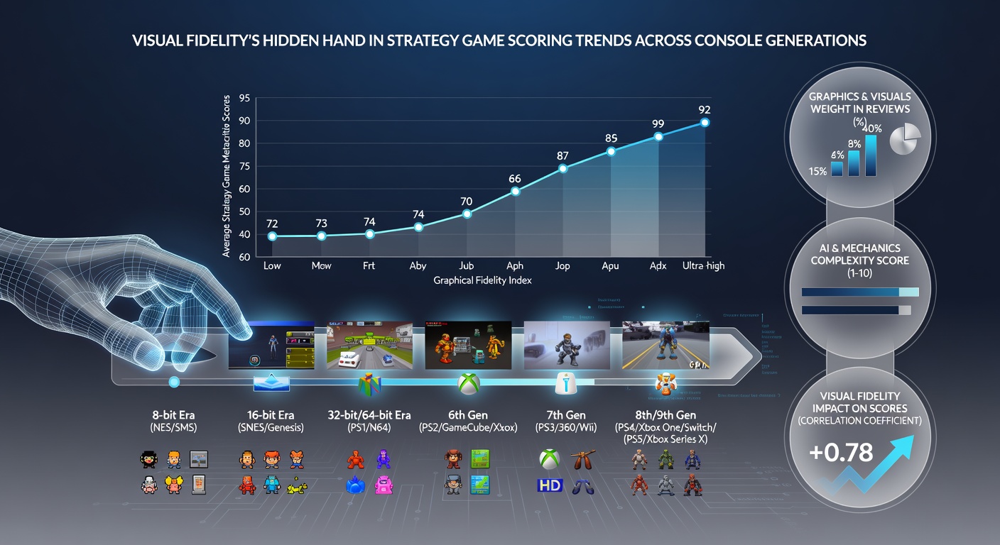 Modern console strategy titles with advanced lighting and detailed environments influencing player evaluations